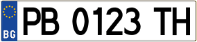 Truck License Plate